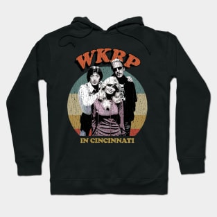 retro wkrp in cincinnati circle Hoodie